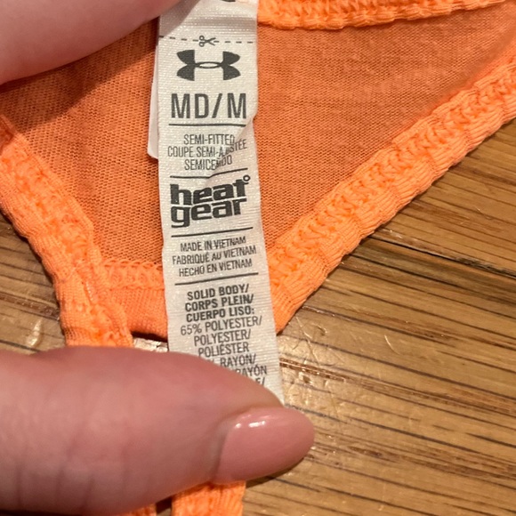 Under Armour Orange Tank - Picture 2 of 3